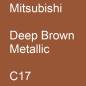 Preview: Mitsubishi, Deep Brown Metallic, C17.